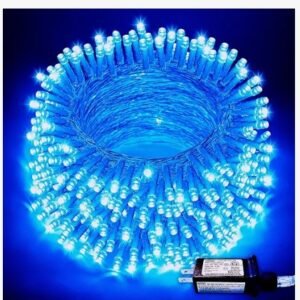 DECORATION, STRING LIGHT, LED, w/POWER ADAPTER, 220-240V, BLUE