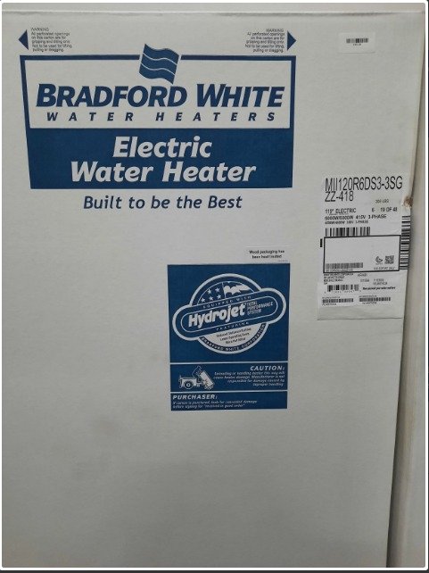 HEATER, WATER, ELECTRIC, 3 PH, 415 V, 12 KW