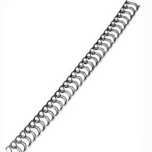 BINDING ELEMENT, WIRE, STEEL, BLACK, 3/8 INCH, MANUFACTURER: FELLOWES INC, PART #: 52541,