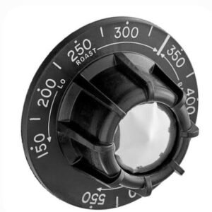 KNOB, CONTROL, CONVECTION OVENS, PLASTIC, BLACK, 0.72 X 1.989 X 1.989 INCHES