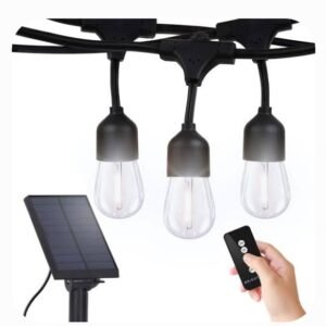 DECORATION, STRING LIGHTS, LED, SOLAR, WARM WHITE, 10 LEDS,