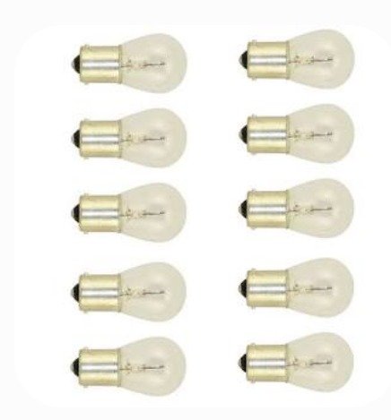 LIGHT, BULB, VEHICULAR, BA15S, 12 VOLTS, 21 WATTS