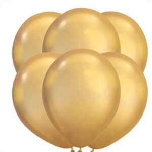 BALLOON, LATEX, OPAQUE, GOLD, 11 IN