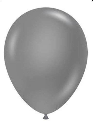 BALLOON, LATEX, METALLIC PEARLIZED, SILVER