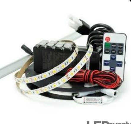 DECORATION, STRIP LIGHT, LED, w/POWER ADAPTER, 220-240V, COOL WHITE