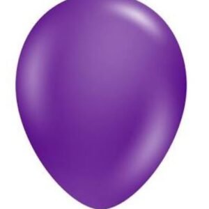 BALLOON, LATEX, OPAQUE, PLUM PURPLE, 11 IN