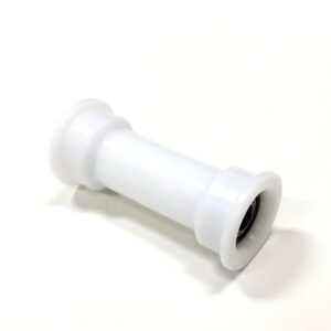 ROLLER, SEAT, TOP, w/ HARDWARE, WHITE, 3-1/4 INCHES