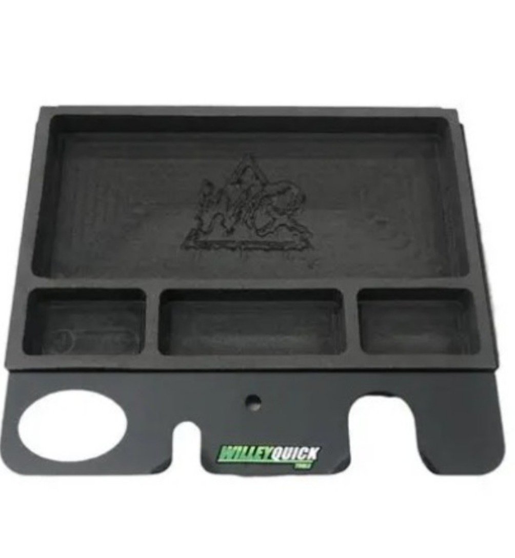 TRAY, ACCESSORY, TOP, LEFT, PLASTIC, BLACK,