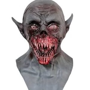 MASK, INFECTED, ZOMBIE, LATEX, ADULT, MANUFACTURER: HALLOWEEN COSTUMES,