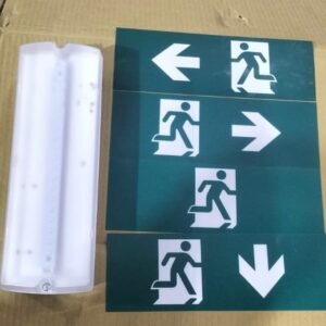FIXTURE LIGHT, EMERGENCY EXIT, LED, BULKHEAD, W/ DOWN ARROW, 200-240V, 50/60HZ, 5.5W, MANUFACTURER: YUYAO LIXIN ELECTRONICS,