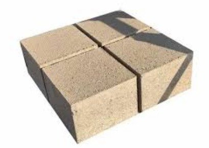 CONCRETE MASONRY UNIT, SOLID, 10 X 10 X 2 INCHES