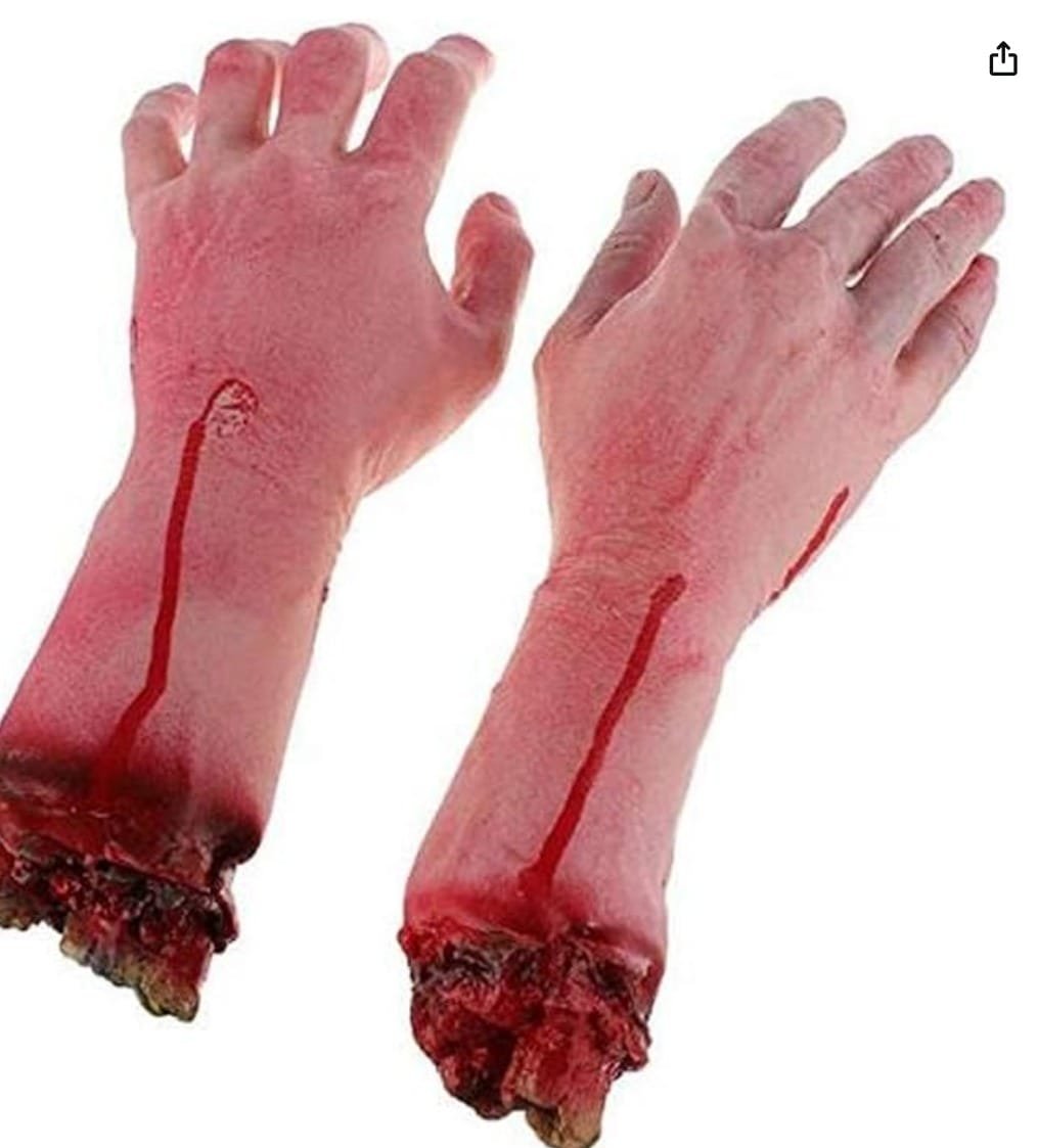 DECORATION, SEVERED HAND, HALLOWEEN
