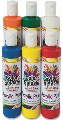 PAINT ASSORTMENT, ACRYLIC, PASTEL METALLIC, MULTICOLOR, 8 OZ