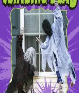 DECORATION, HALLOWEEN, BLACK CLIMBING DEAD, MULTICOLOR