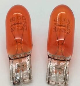 LIGHT, INDICATOR, WX3X16D, AMBER, 12 V, 21 W, 47.5 X 20 MM