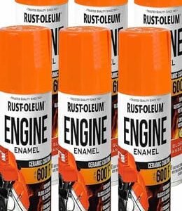PAINT, ENAMEL, GLOSS, SPRAY, ORANGE, 11 OZ