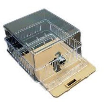 GUARD, THERMOSTAT, TWO BASES, 5-7/8 X 6-5/8 X 3-5/16 INCHES