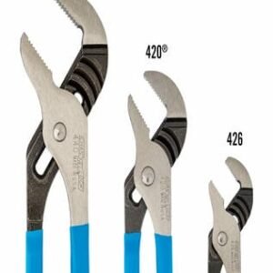 PLIERS, STRAIGHT JAW, TONGUE & GROOVE, CARBON STEEL, 3 PIECES,6.5 IN, 9.5 IN, 12 IN