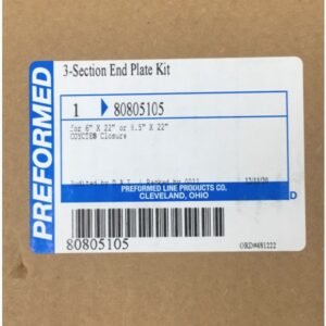 END PLATE KIT, THREE-SECTION, 6-PORT, MANUFACTURER: PREFORMED LINE PRODUCTS,
