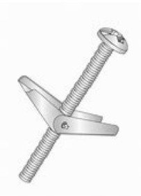 BOLT, TOGGLE, MUSHROOM HEAD, PHILLIPS/SLOTTED, STEEL, 3/16 X 2 INCHES, MANUFACTURER: L.H. DOTTIE COMPANY, MODEL: TBC362,
