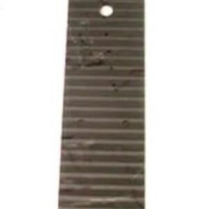 SEATRACK BACK, RIBBED, PLASTIC, BLACK,