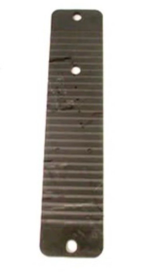 SEATRACK BACK, RIBBED, PLASTIC, BLACK