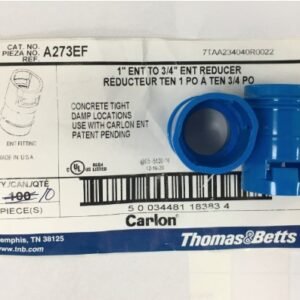 REDUCER, NON-METALLIC, THERMOPLASTIC, BLUE, 1.85 INCHES