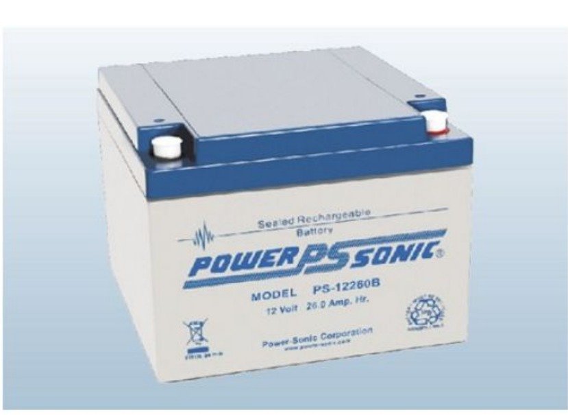 BATTERY, STORAGE, RECHARGEABLE, SEALED LEAD ACID, 12V, 26AH