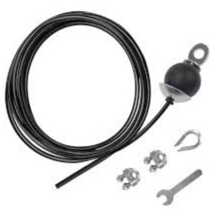 CABLE, MJAP/AXO, STEEL/PLASTIC, GREY/BLACK