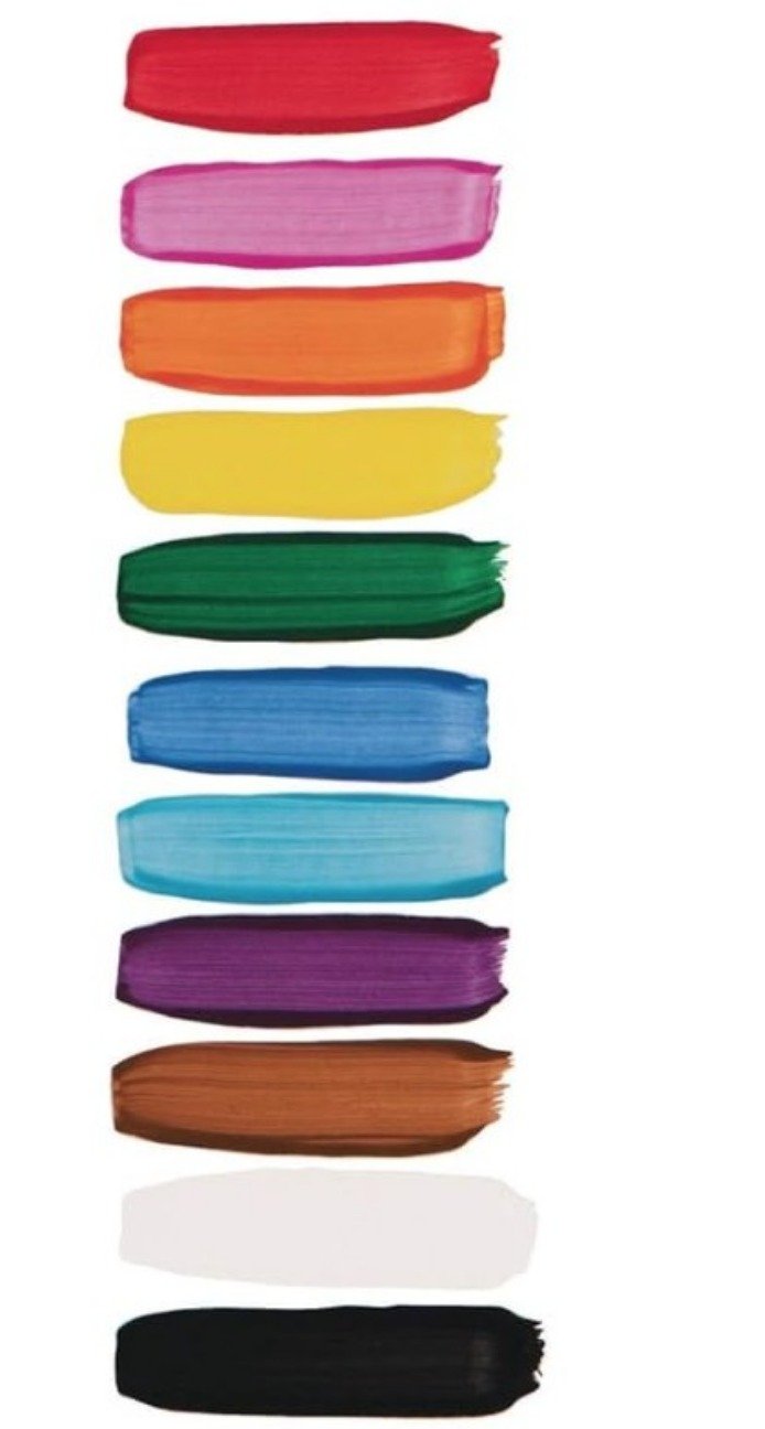PAINT, ARTISTIC, TEMPERA, METALLIC, MULTICOLOR