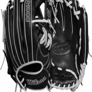 MITT, SOFTBALL, INFIELD, RIGHT, LEATHER, BLACK/GREY, 14 INCHES