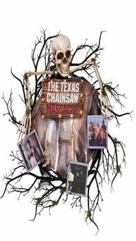 DECORATION, LEATHERFACE WREATH, THE TEXAS CHAINSAW MASSACRE, LED