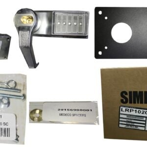 LOCKSET, MECHANICAL, PUSH BUTTON, RIGHT HAND, BRAND: KABA SIMPLEX, LP1000 SERIES, RH,