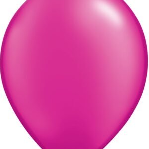 BALLOON, LATEX, OPAQUE, PEARL MAGENTA, 11 IN