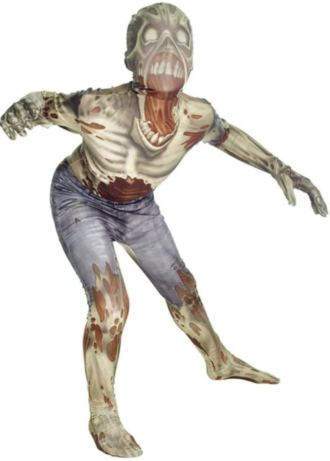 COSTUME, HALLOWEEN, ZOMBIE, MENS, XL, MANUFACTURER: MORPHSUITS,