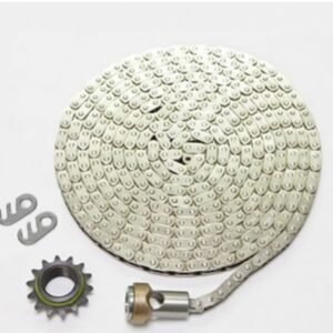 CHAIN ASSEMBLY, ROWER, NICKEL, 8 FEET 4 INCHES
