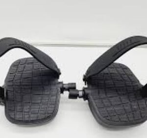STRAP, FOOT, W/ ADJUSTMENT LEVER AND MOUNTING PAR, PLASTIC, BLACK, 17 INCHES