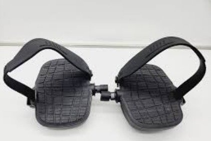 STRAP, FOOT, W/ ADJUSTMENT LEVER AND MOUNTING PAR, PLASTIC, BLACK, 17 INCHES