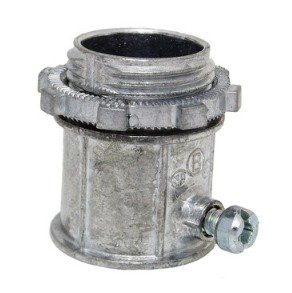 CONNECTOR, EMT, w/ SET SCREW, 1 INCH, BRIDGEPORT FITTINGS INC