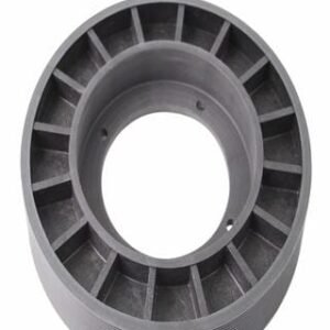 PULLEY, FRONT ROLLER, TREADMILL, PLASTIC, 8 INCHES