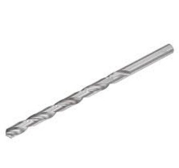 DRILL, TWIST, CARBIDE, EXTRA-LONG, 1/4 X 4 INCH