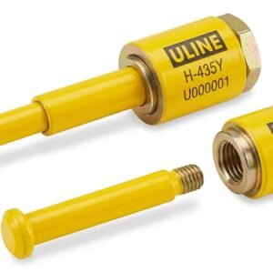 SEAL, ANTIPILFERAGE, CONTAINER SEAL, STEEL, YELLOW, 3/4 X 3-1/4 INCHES