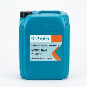 LUBRICATING OIL, HYDRAULIC, 20 LITER, MANUFACTURER: KUBOTA, MODEL: HV46,