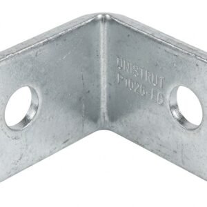 BRACKET, ANGLE, 2 HOLE, 90 DEGREE, ELECTRO GALVANIZED, 9/16 X 1-5/8 INCHES, MANUFACTURER: UNISTRUT BUFFALO SUPPORTS (UBS), MODEL: P1026-EG,