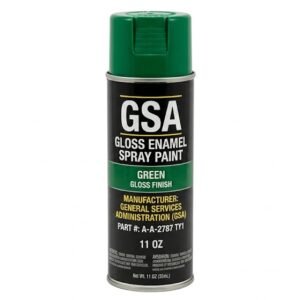 PAINT, ENAMEL, GLOSS, SPRAY, GREEN, 11 OZ