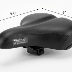 SADDLE, BICYCLE, UPHOLSTERY, BLACK