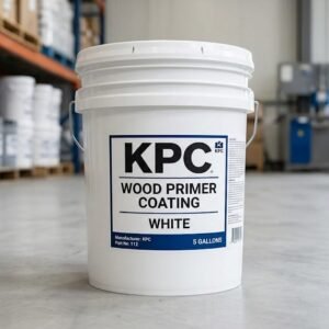PRIMER COATING, WOOD, WHITE, 5 GL