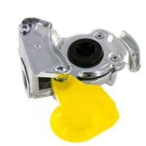 COUPLING, PALM YELLOW, ALUMINUM, PLASTIC, M16 X 1.5, 97 X 75 MM