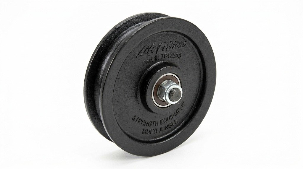 PULLEY, STACK, MULTI JUNGLE, IRON, BLACK, 4.5 X 7 INCHES