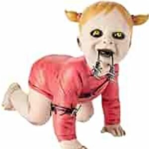 DECORATION, HANGING BARBWIRE ZOMBIE